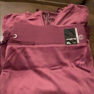 Velour matching Jacket and pants